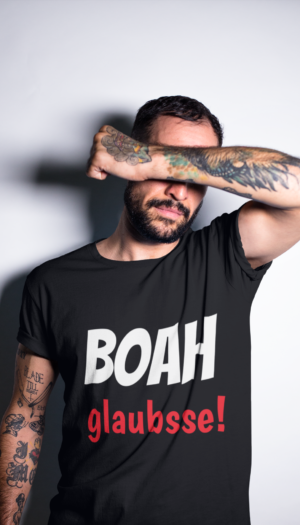 BOAH glaubsse Ruhrpott | T-Shirt Schwarz