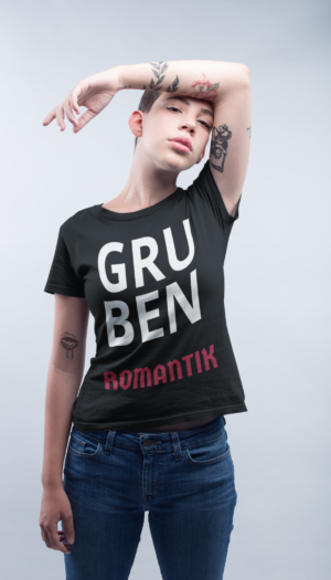 GRUBEN Romantik | T-Shirt Schwarz