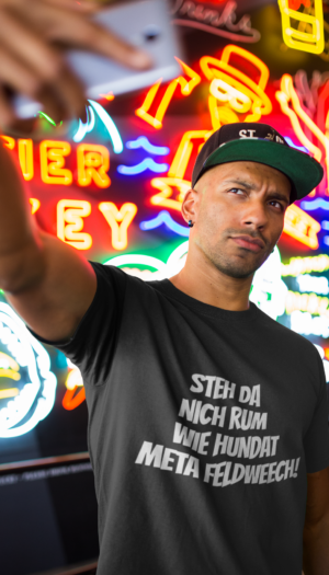 Hundat Meta Feldweech | T-Shirt Schwarz