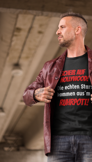 Scheiß auf Hollywood! | T-Shirt Schwarz