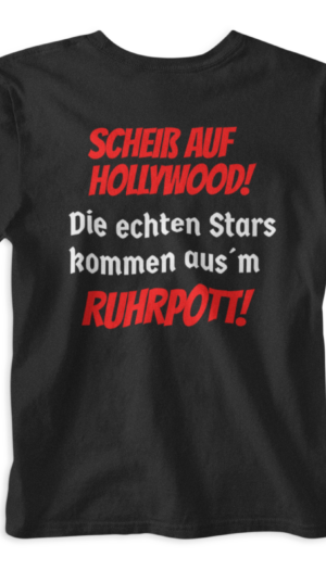 Scheiß auf Hollywood! | T-Shirt Schwarz