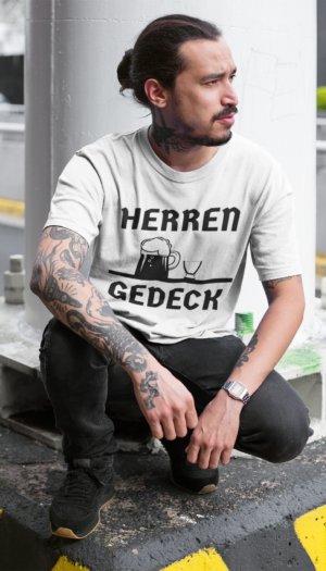 Herrengedeck | T-Shirt Schwarz